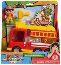 Ryan's World Ryan's Mystery Playdate Mystery Fire Truck Vehicle & Figure New T19