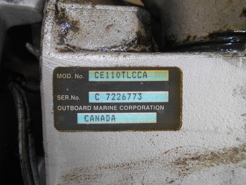 Evinrude Johnson OMC V4 Outboard Starter Motor 110 HP 585057 Original Part - Picture 9 of 9