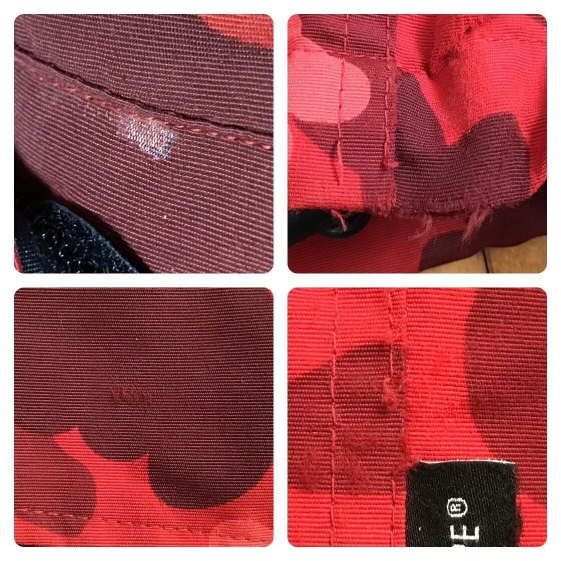 BAPE Red camo shark hoodie snowboard jacket A Bathing Ape BAPE Red camo shark hoodie snowboard jacket A Bathing Ape
