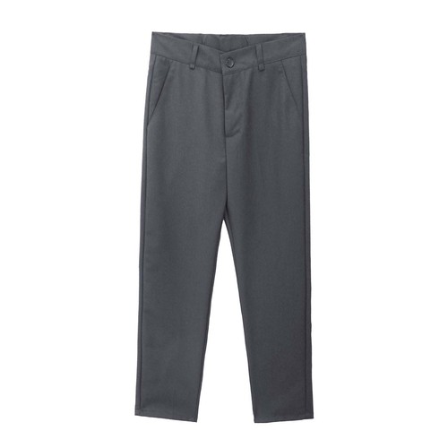 Boys School Trousers Straight-fit Elastic Waistband Pants for School Uniforms - 第 25/47 張圖片