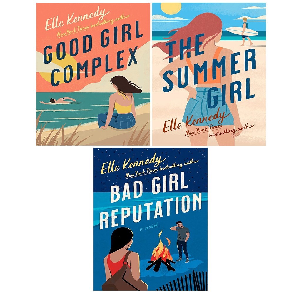 Avalon Bay Series Collection 3 Books Set by Elle Kennedy Summer Girl