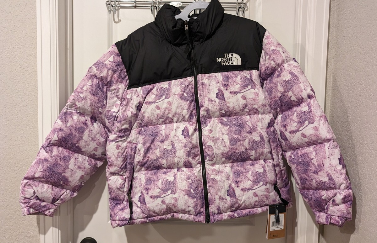Womens XXL North Face 1996 Retro Nuptse Print 700 Down Jacket 