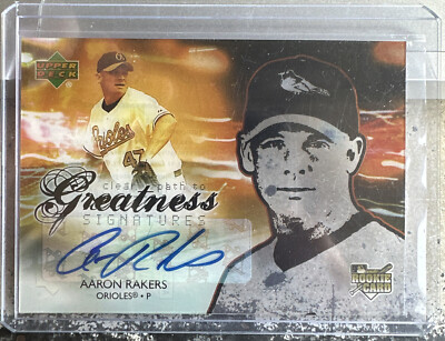 Aaron Rakers 2006 UD Future Stars Clear Path to Greatness Signatures ...