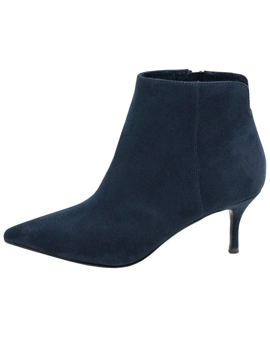 Navy hotsell booties heels