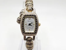 Geneva Quartz Watch Womens New Battery Silver Tone 19mm