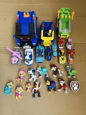 Lot Paw Patrol Figures Toys Vehicles Dogs Truck Cars Kids