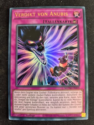 Yu-Gi-Oh! MZTM-DE009 Verdikt von Anubis Ultra Rare NM 1st