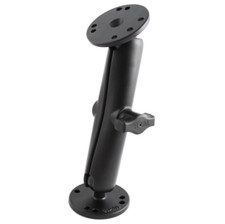 RAM-B-101U-C RAM Mounts B Size Long Arm with two 1" Balls on 2.5" Round Plates