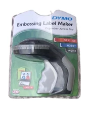DYMO Embossing Label Maker with Label Tapes Organizer Xpress Pro Label 3 Tapes