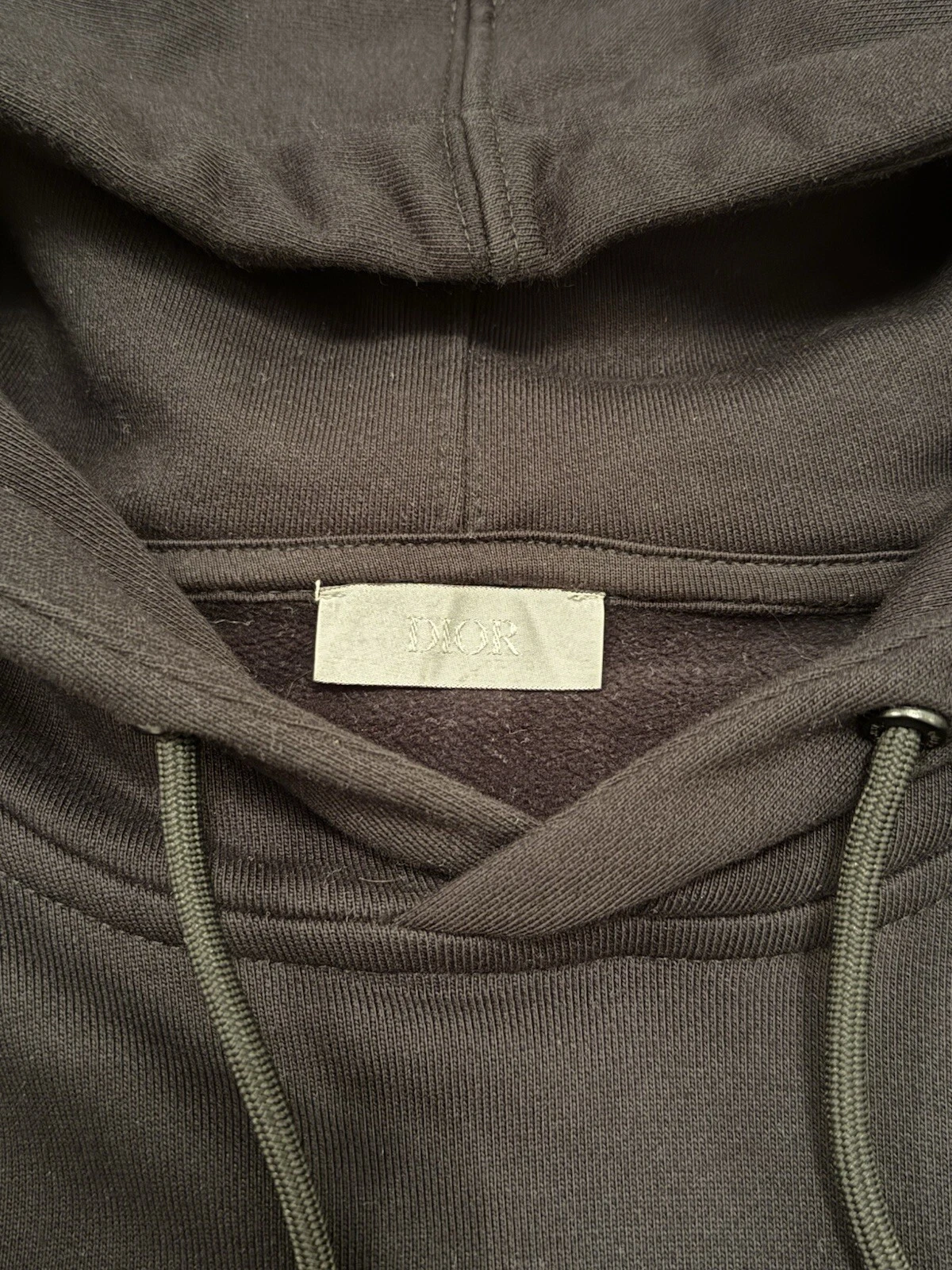 Felpa con cappuccio Dior x Daniel Arsham logo 3D nera media