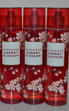 Bath  Body Works Japanese Cherry Blossom Fragrance Mist Full Size S/3 902T