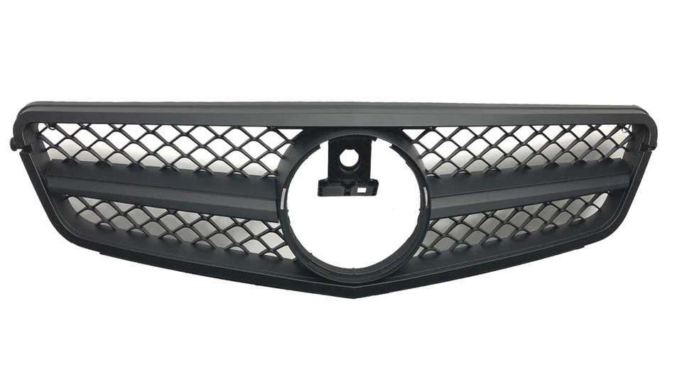 Матовая черная решетка C250 C300 C350 C230 стиль C63 AMG 2008 2009 2010 2011 2014 - Изображение 2 из 4