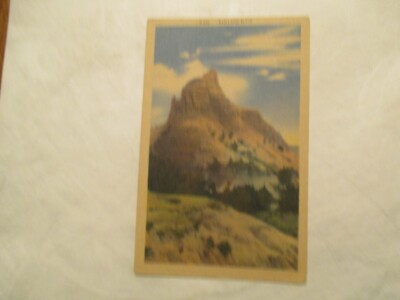 South Dakota Postcard Bad Land Butte SD