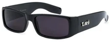 Locs Kids Glossy Black Rectangle Sunglasses (KG-LOC9006-BK) *NEW* *FREE Ship*