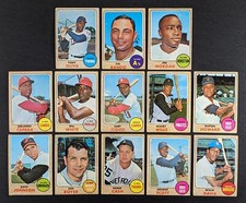 1968 Topps Baseball Semi Star Lot 13 Cards Joe Morgan Orlando Cepeda