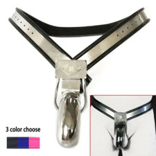 Adjustable Stainless Steel Chastity Belt Cage Chastity Device Invisible Bondage