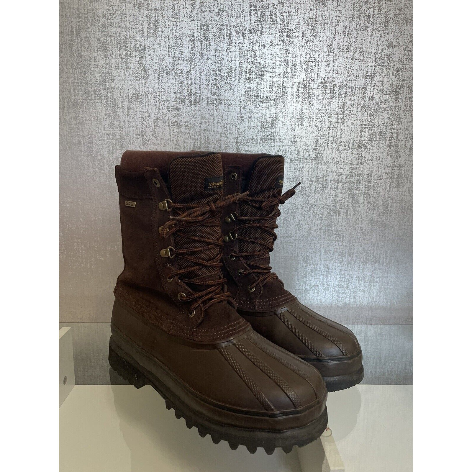 CABELA'S THINSULATE WORK/HUNTING BOOTS MEN'S SIZE 10… Gem