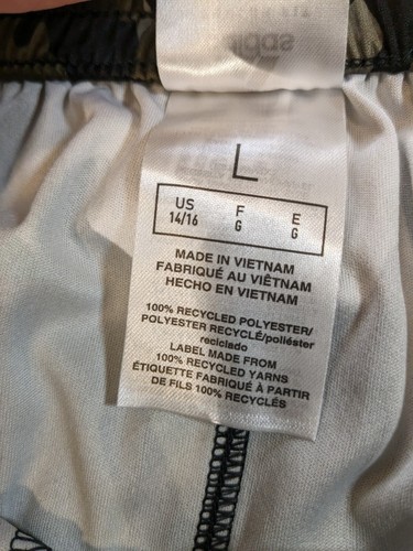 Adidas Boys Aeroready Elastic Waistband Size L 14/16 Green Camo NEW - Picture 3 of 3