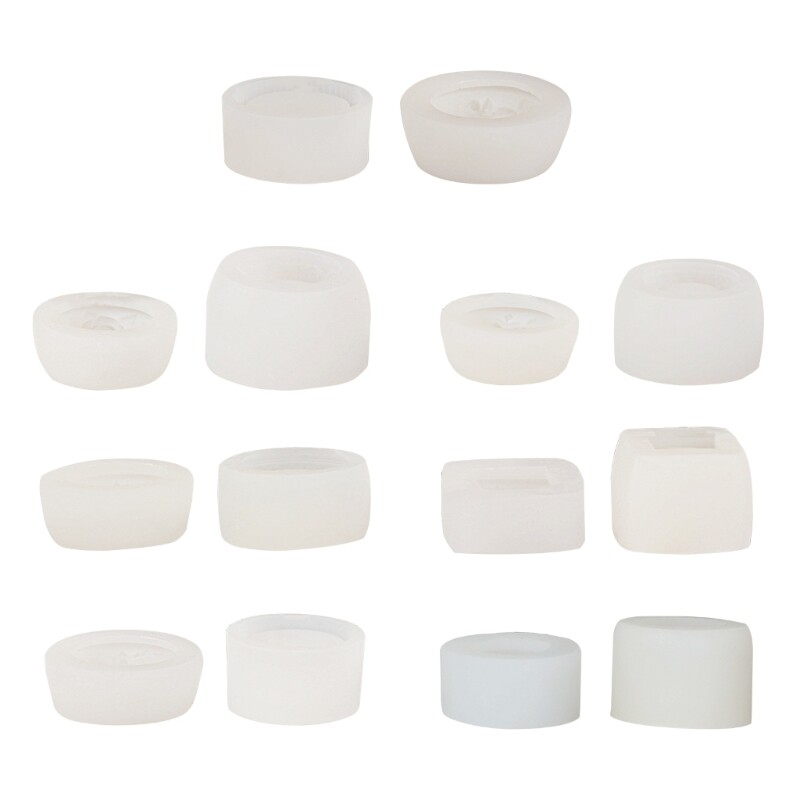Silicone Resin Holder Mold for DIY Epoxy Candlesticks Craft