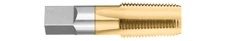 1/16-27 Taper Pipe Tap (NPT), TiN Coated HSS, Ground Thread by MDX