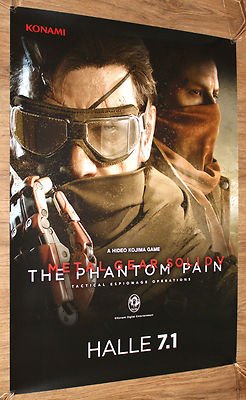 Metal Gear Solid V 5 The Phantom Pain Rare Gamescom Promo Poster