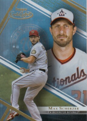 MAX SCHERZER TOPPS GOLD LABEL BASE CLASS 1 DODGERS NATIONALS #19 2021 21