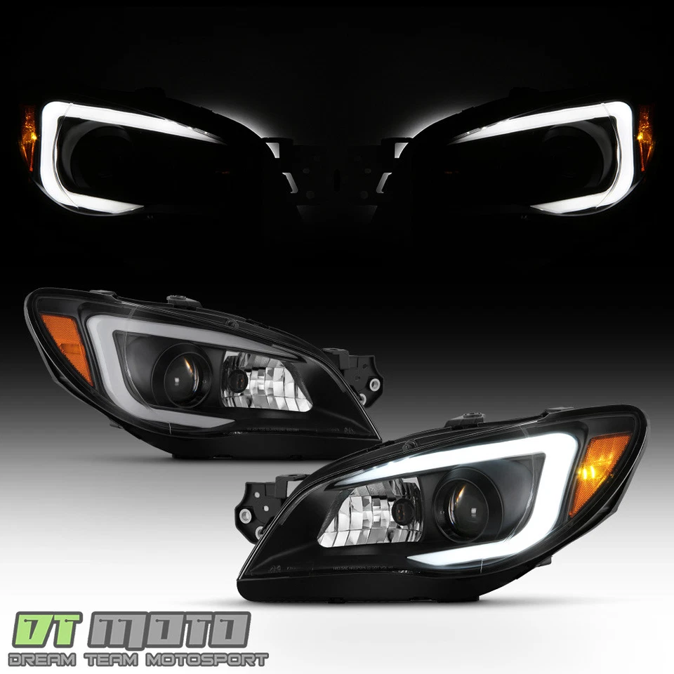 Faros proyectores de tubo LED DRL izquierda+derecha para Subaru Impreza WRX 2006-2007 Foto 3 de 4