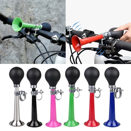 Bicycle Bugle Horn Metal Air Horn Retro Metal Squeeze Bulb Clown Horn For Bike U