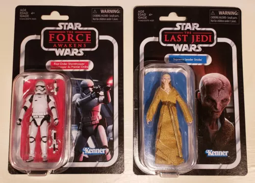 Star Wars Vintage Collection | 2018 First Order Stormtrooper VC118 & Snoke VC121