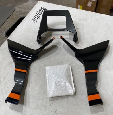 OS&D Advanblack Apex FAIRING SPOILER KIT FOR 2017+ HARLEY ROAD GLIDE