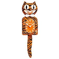 Kit Cat Clock Ltd Edition Exotic Pet Collection Bengal Tiger Kt Cat 155  G2U