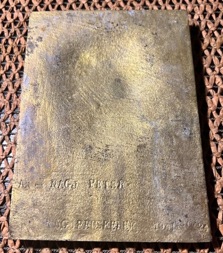 Adolf Hitler plaque table medal Germany - Picture 7 of 9