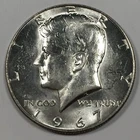 1967 Kennedy Half Dollar - 40% Silver Brilliant Uncirculated (BU) KM#202a - 7103