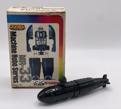 Machine Robo MR-33 Submarine Robo Bandai 1983 GOBOTS DIVE DIVE 