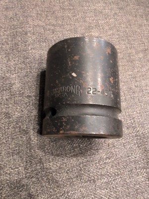NOS Armstrong 22-436 4 Punkt Vierkant 1-1/8 Zoll flach Steckschlüssel 1 Zoll Antrieb USA