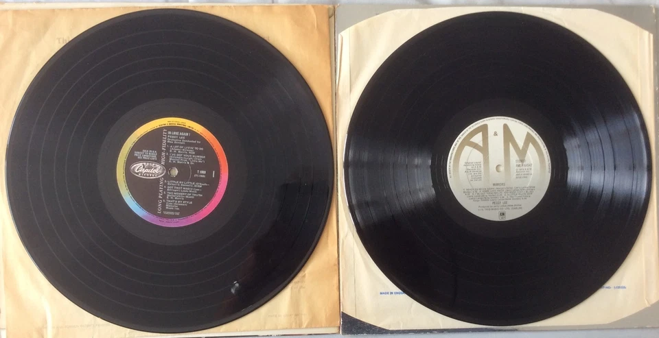 Peggy Lee ● 2 x UK Vinyl LP's ● In Love Again! & Mirrors ● Play Tested ● VG+/VG+ - Image 4 of 4