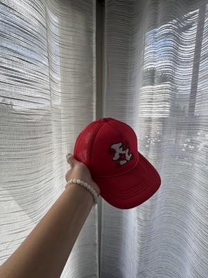 LA ROPA LIFE TRUCKER SIGNATURE HAT  RED LR LOGO