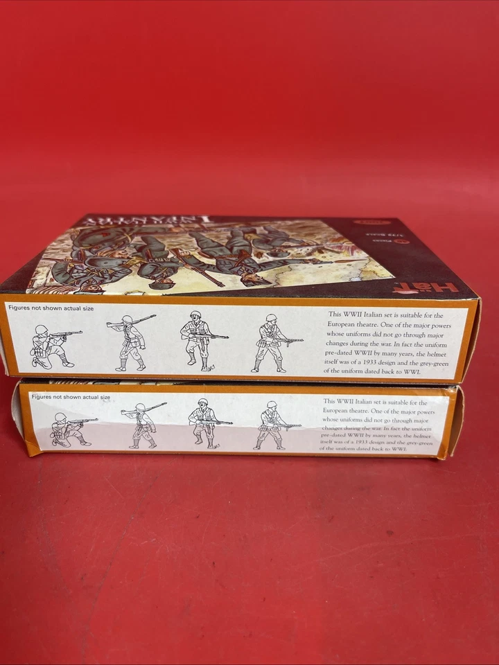 HAT Industries Segunda Guerra Mundial Infantería Italiana 7007 Escala 1:72 Figura Modelo Kit Lote 2 Foto 4 de 4