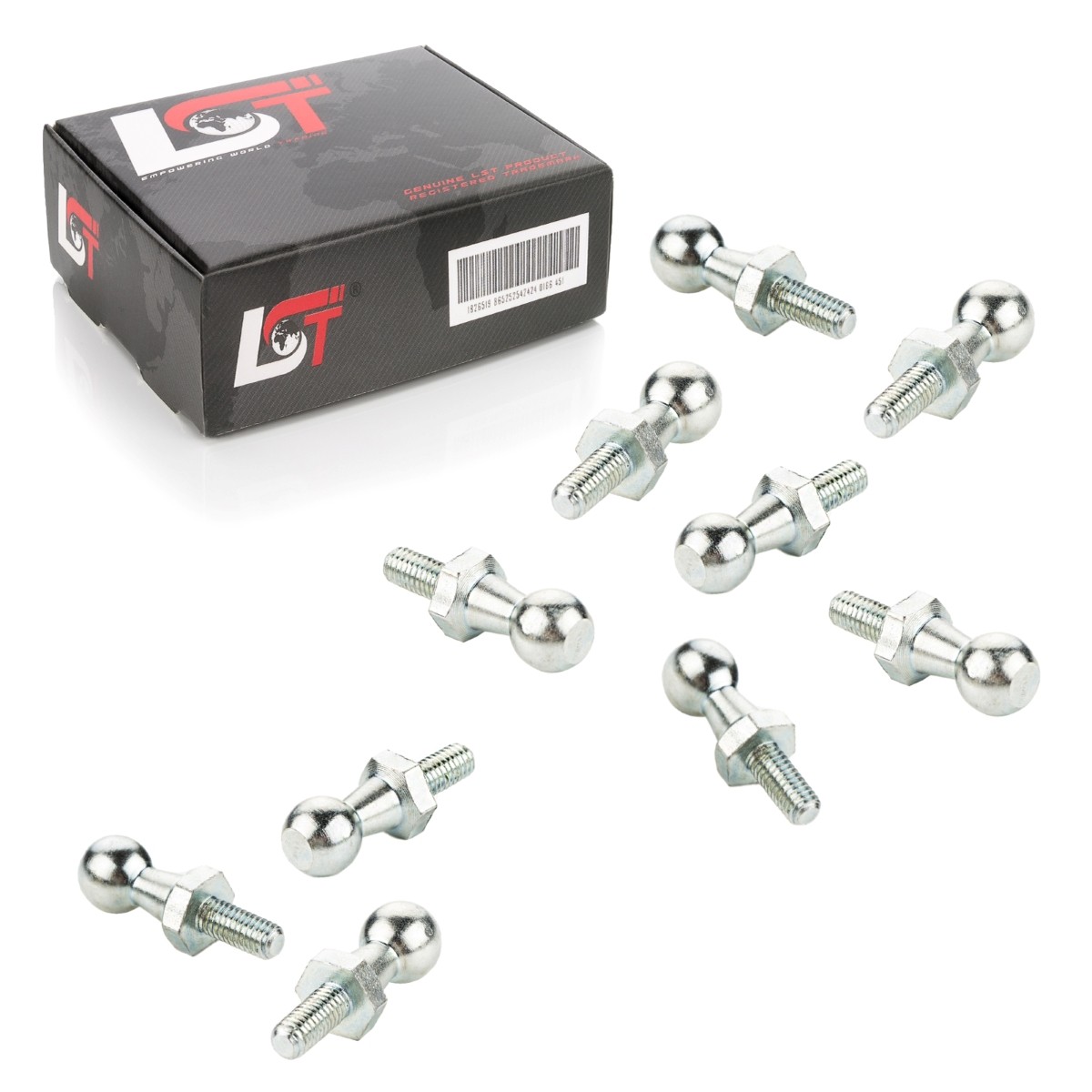 10x Ball Stud Ball Head M5 10mm Gas Spring DIN71803 for VOLVO