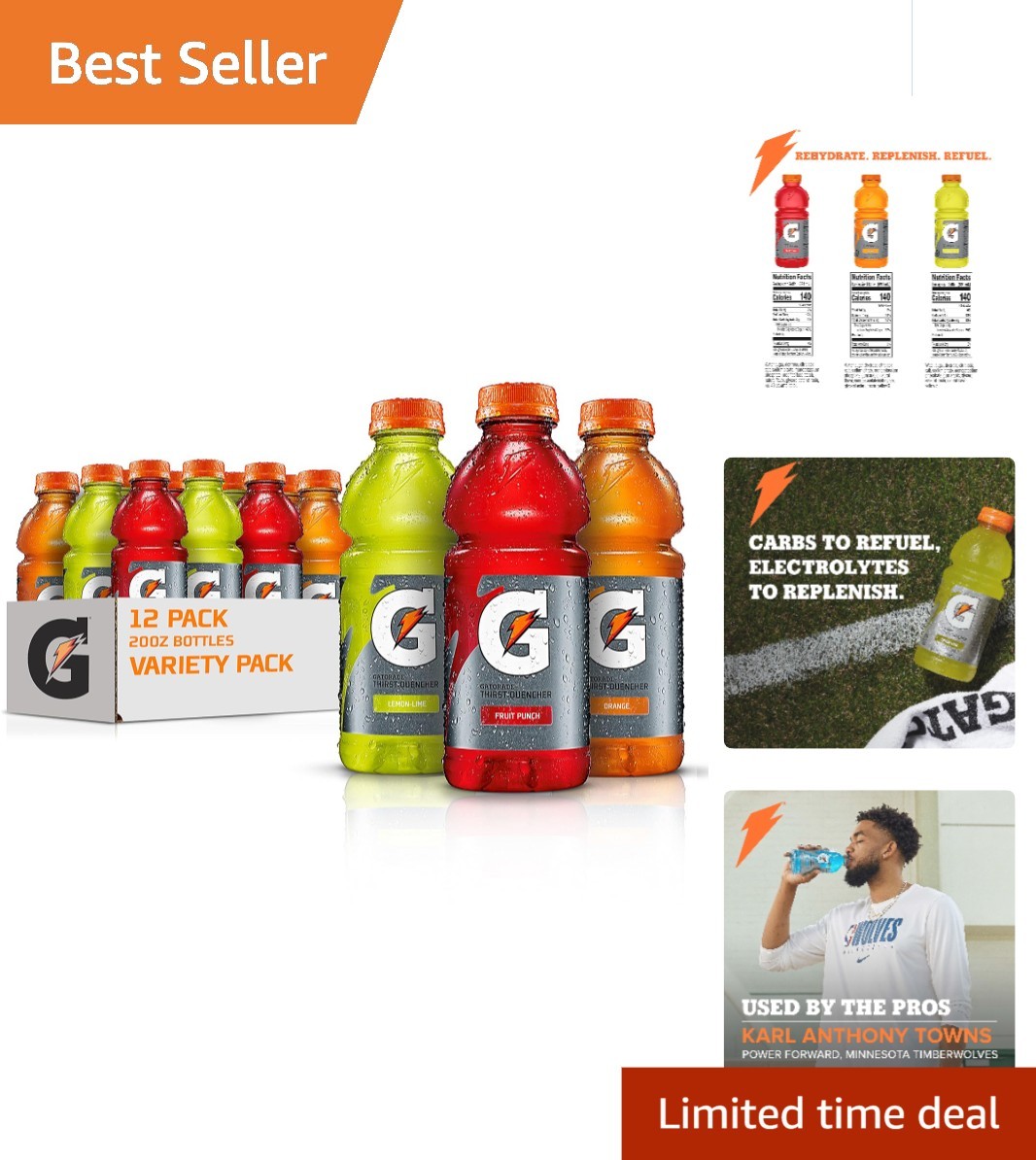 12-Pack Thirst Quencher Variety: 20oz Electrolyte Drinks for Sports and Outdoors