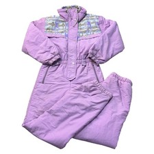 Vintage Brugi Ski Suit One Piece 90s Retro Snowsuit Winter Womens Medium Uk12