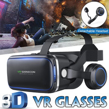 3D 360° VR Brille Virtual Reality Headset für Smartphones Handy für Android iOS