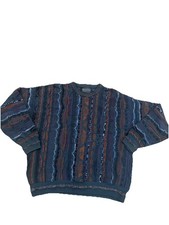 Vintage Coogi Style 3D Sweater Florence Tricot 90s Streetwear