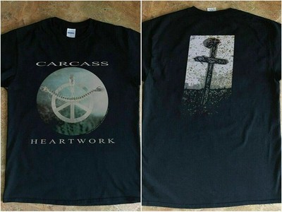 CARCASS HEARTWORK TOUR SHIRT PRINT T SHIRT