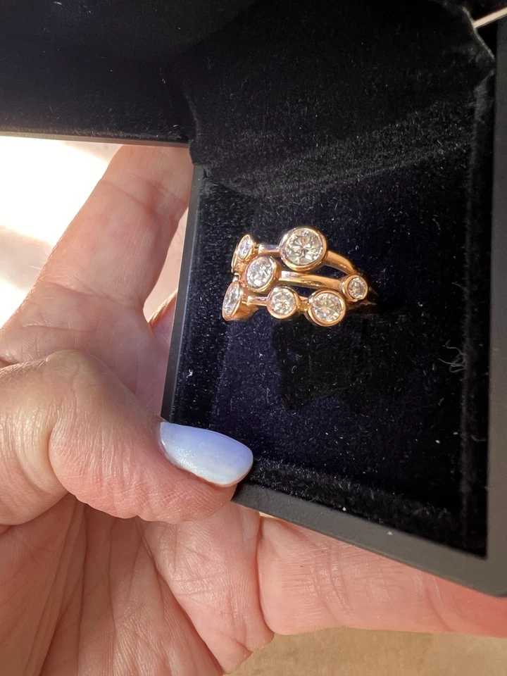 18k Rose gold Raindance Ring 2.0ct Round Brilliant Valuation Cert States £7,500 - Image 3 of 4