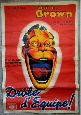 Original altes Plakat Lustiges Team. Albert Jorio 1940