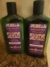 Lot Andalou Naturals Lavender/Biotin Full Shampoo & Conditioner 11.5 oz 95% full