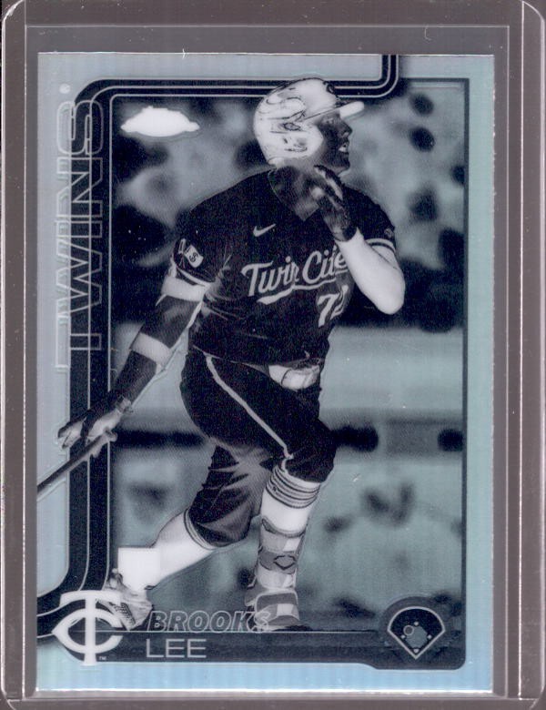 BROOKS LEE 2025 Topps Chrome #234 Negative Refractor Rookie RC