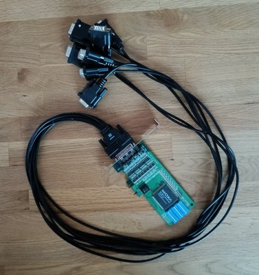 Moxa CP-118EL, 8 Port RS-232/422/485 PCIe Serial Card HP Server
