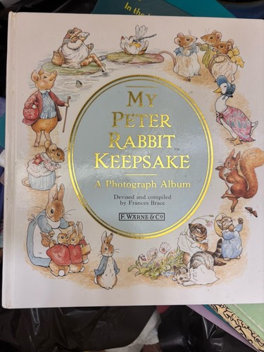 F. Warne & Co My Peter Rabbit Keepsake Photograph Album Hardcover Beatrix Potter